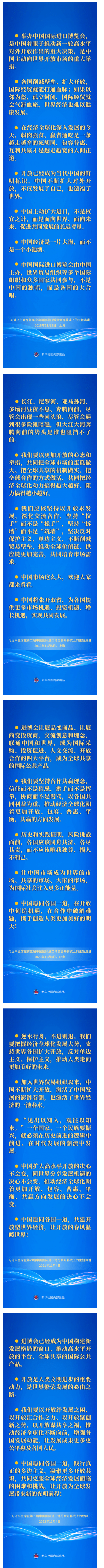 連續(xù)五年進博會，習(xí)近平主席這樣宣示高水平開放