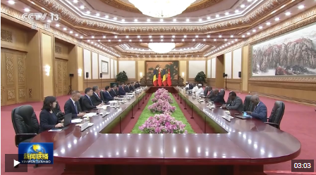 習(xí)近平會見乍得總統(tǒng) 中乍關(guān)系提升為戰(zhàn)略伙伴關(guān)系