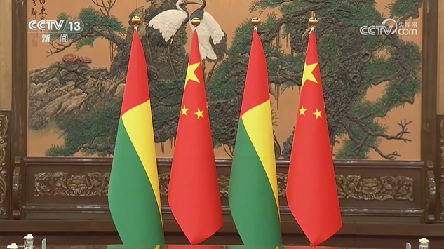 習近平會見幾內(nèi)亞比紹總統(tǒng)恩巴洛
